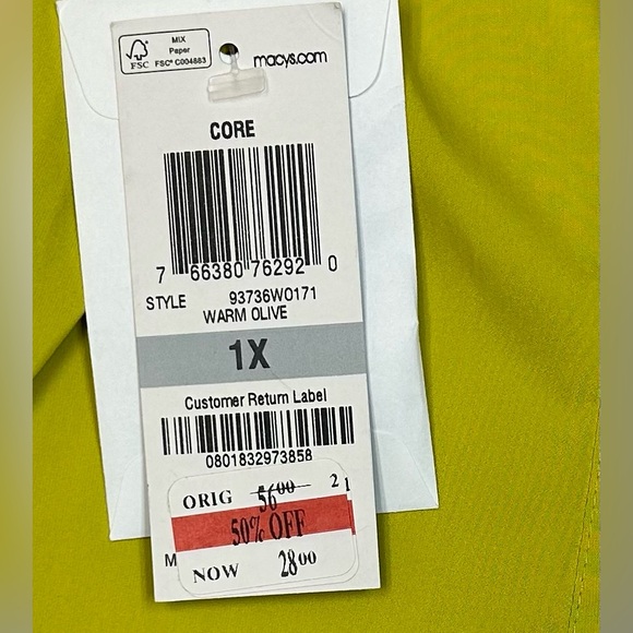 Warm Olive Long-sleeve Style&CO | X1 - Picture 5 of 5